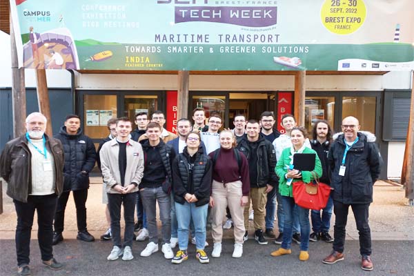 Les étudiants de 2e BTS SN à la 3ème édition de la SEA TECH WEEK