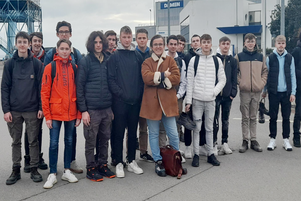 Visite sur les chantiers de Damen