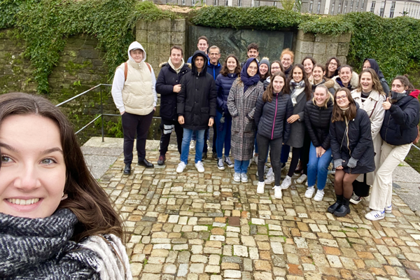 La 3ème année de DTS Imagerie Médicale visite Brest