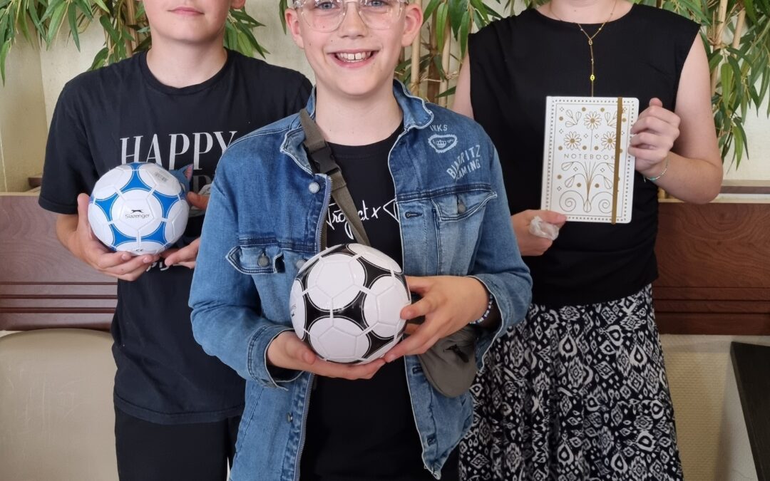 Félicitations à nos champions de la tombola !